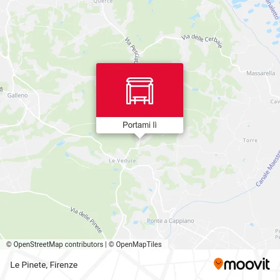 Mappa Le Pinete
