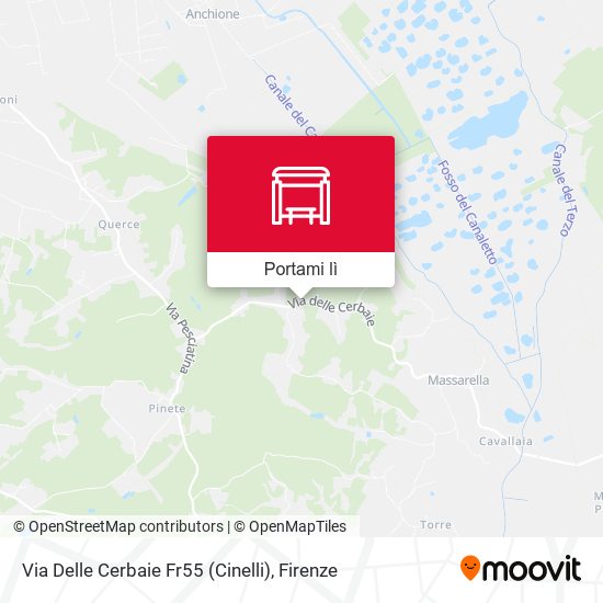 Mappa Via Delle Cerbaie Fr55 (Cinelli)