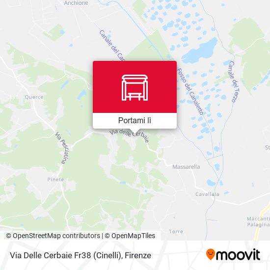 Mappa Via Delle Cerbaie Fr38 (Cinelli)