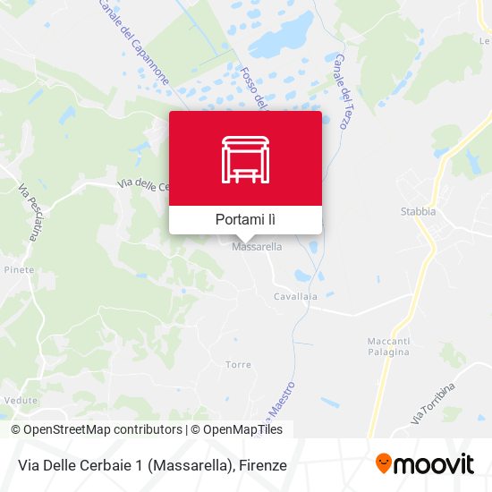 Mappa Via Delle Cerbaie 1 (Massarella)