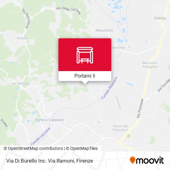 Mappa Via Di Burello Inc. Via Ramoni