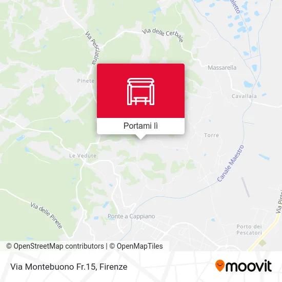 Mappa Via Montebuono Fr.15