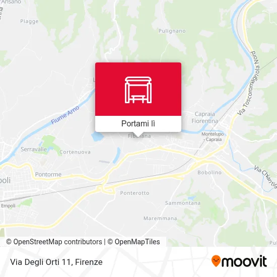 Mappa Via Degli Orti 11