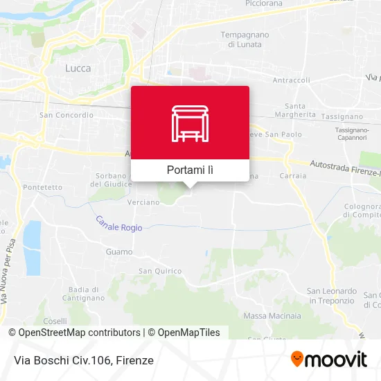 Mappa Via Boschi Civ.106