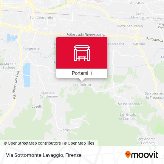 Mappa Via Sottomonte Lavaggio