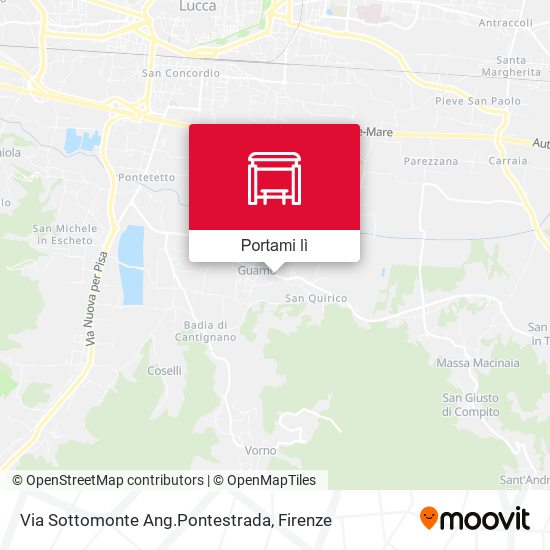Mappa Via Sottomonte Ang.Pontestrada