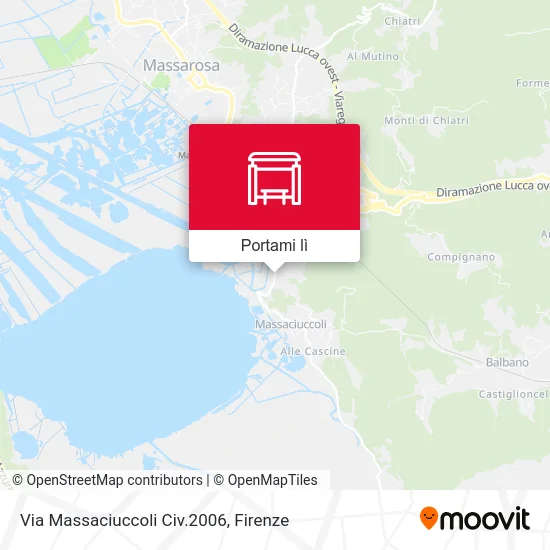 Mappa Via Massaciuccoli Civ.2006