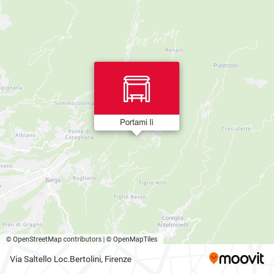 Mappa Via Saltello Loc.Bertolini