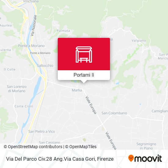 Mappa Via Del Parco Civ.28 Ang.Via Casa Gori