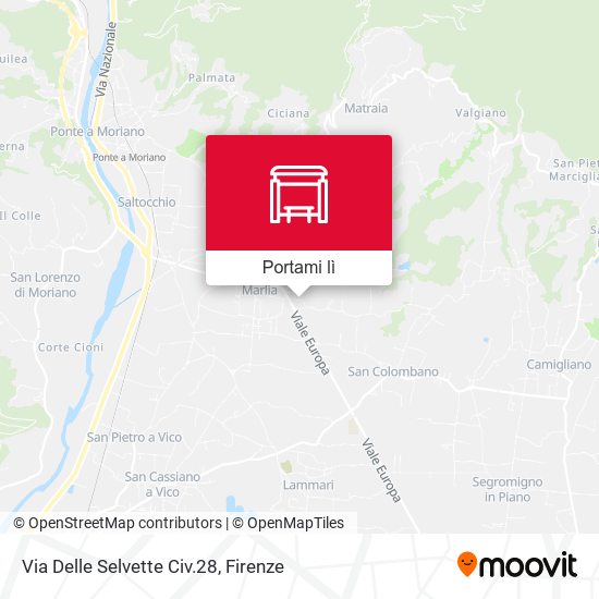 Mappa Via Delle Selvette Civ.28