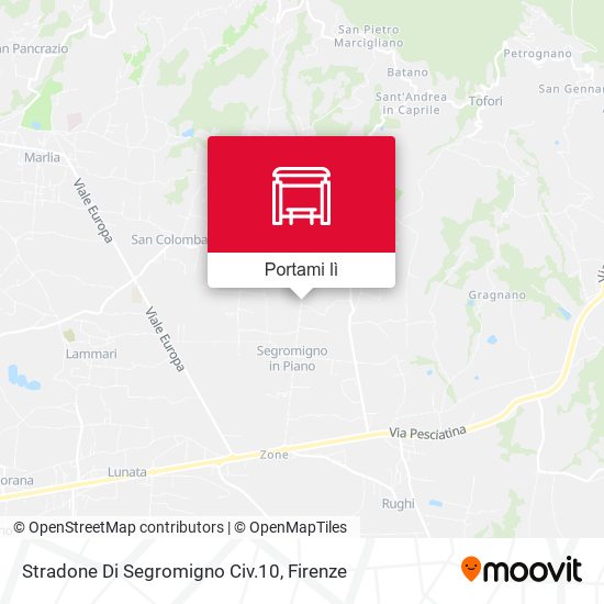 Mappa Stradone Di Segromigno Civ.10