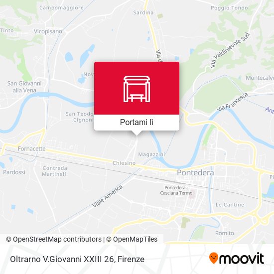 Mappa Oltrarno V.Giovanni XXIII 26