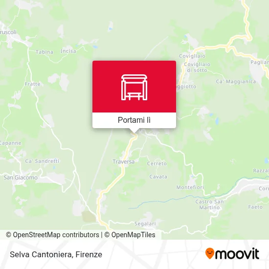 Mappa Selva Cantoniera