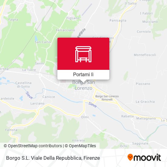 Mappa Borgo S.L. Viale Della Repubblica