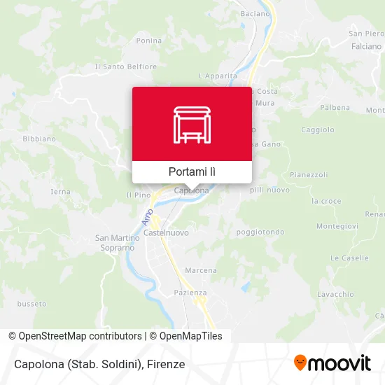 Mappa Capolona (Stab. Soldini)