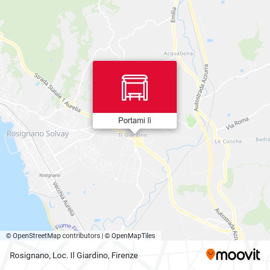 Mappa Rosignano, Loc. Il Giardino