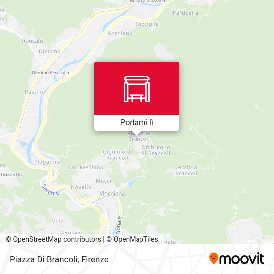 Mappa Piazza Di Brancoli
