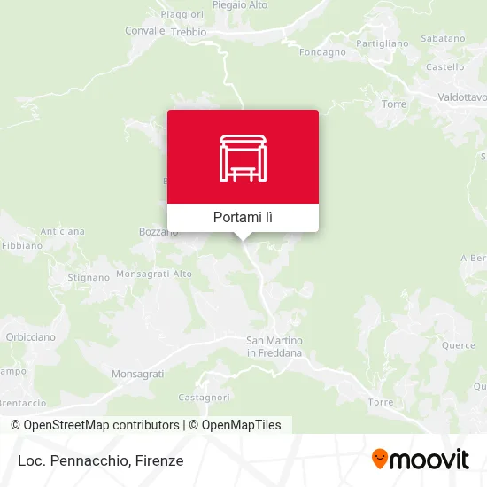 Mappa Loc. Pennacchio