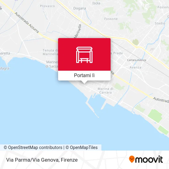 Mappa Via Parma/Via Genova