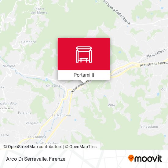 Mappa Arco Di Serravalle