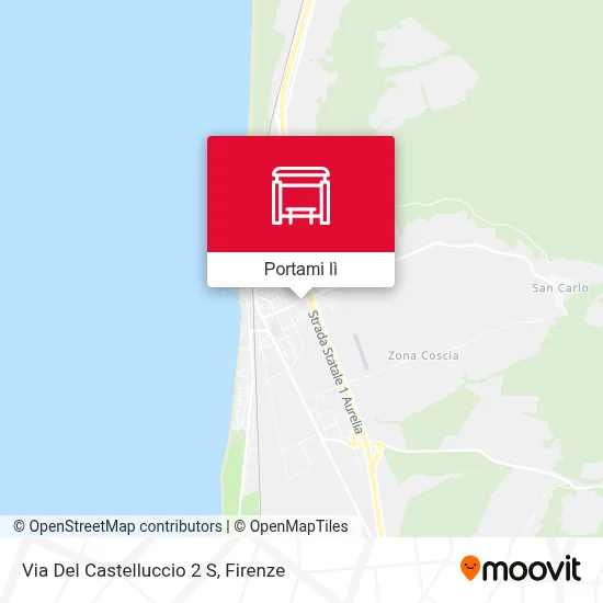 Mappa Via Del Castelluccio 2 S