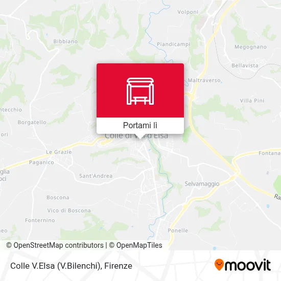 Mappa Colle V.Elsa (V.Bilenchi)