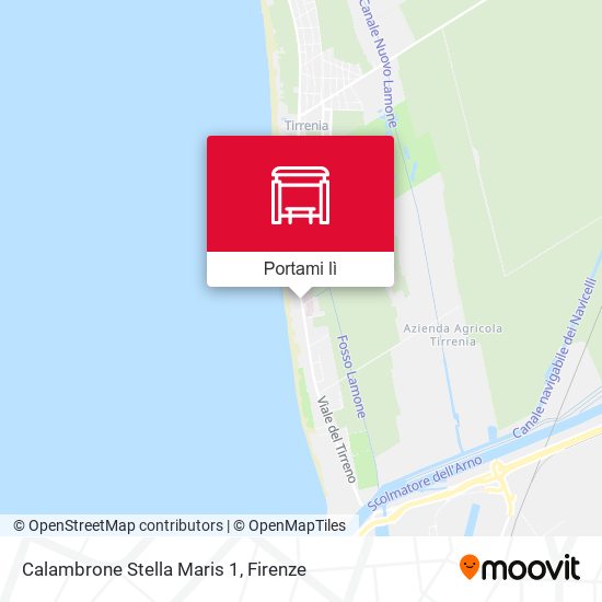 Mappa Calambrone Stella Maris 1