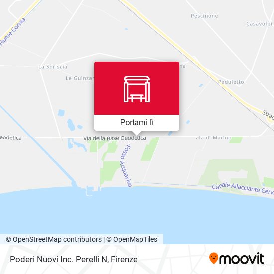 Mappa Poderi Nuovi Inc. Perelli N