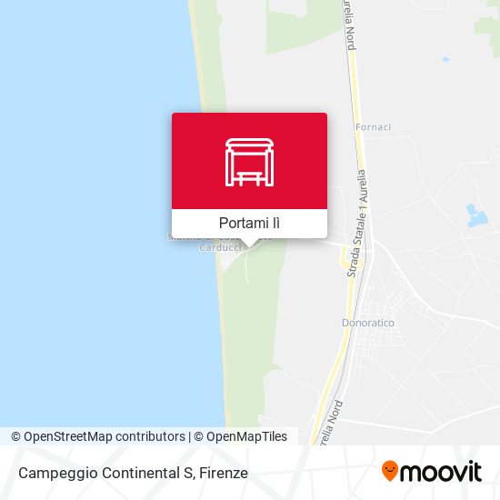Mappa Campeggio Continental S