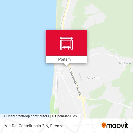 Mappa Via Del Castelluccio 2 N
