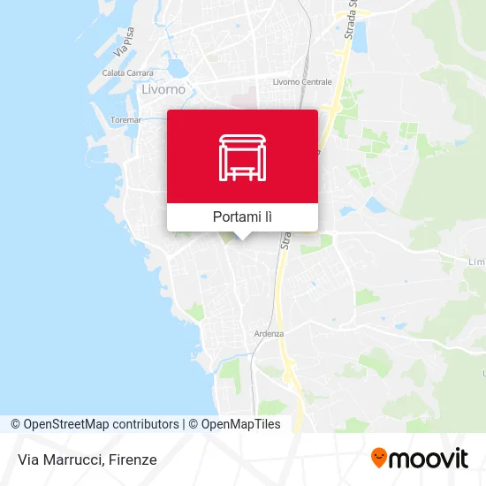 Mappa Via Marrucci