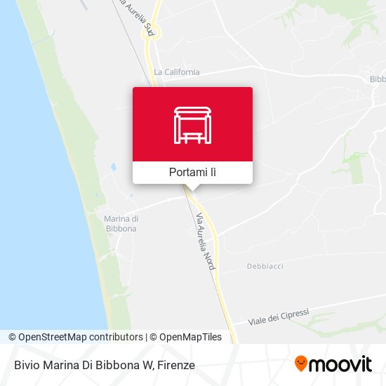 Mappa Bivio Marina Di Bibbona W