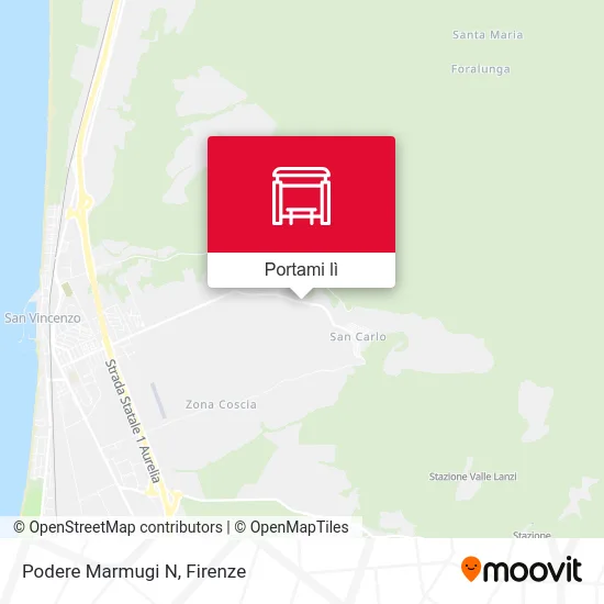 Mappa Podere Marmugi N