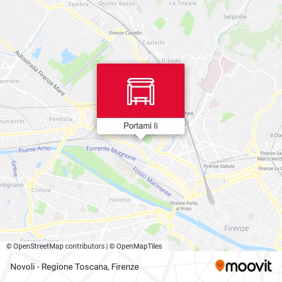 Mappa Novoli - Regione Toscana