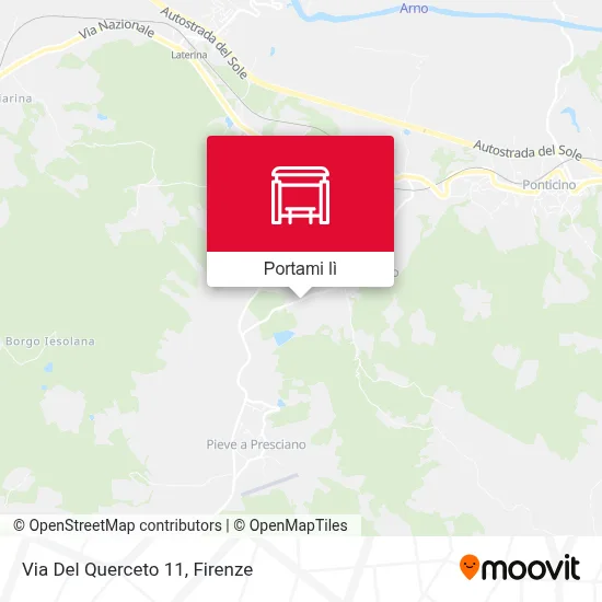 Mappa Via Del Querceto 11