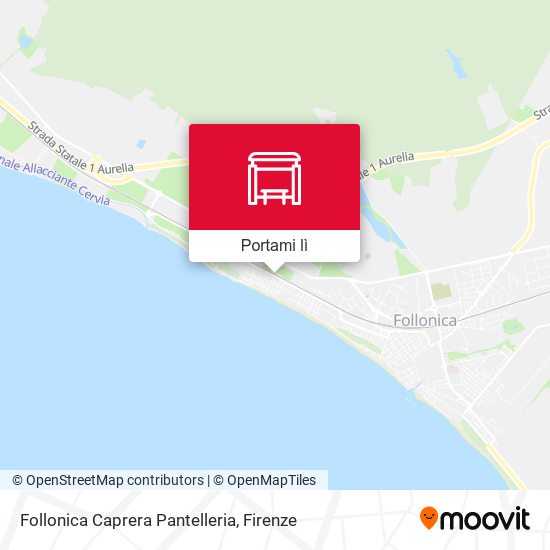 Mappa Follonica Caprera Pantelleria