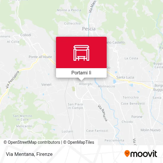 Mappa Via Mentana