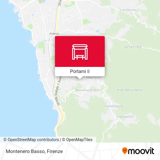 Mappa Montenero Basso