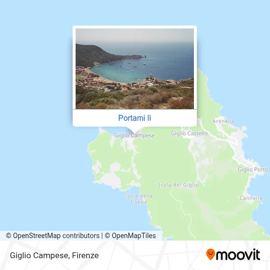 Mappa Giglio Campese