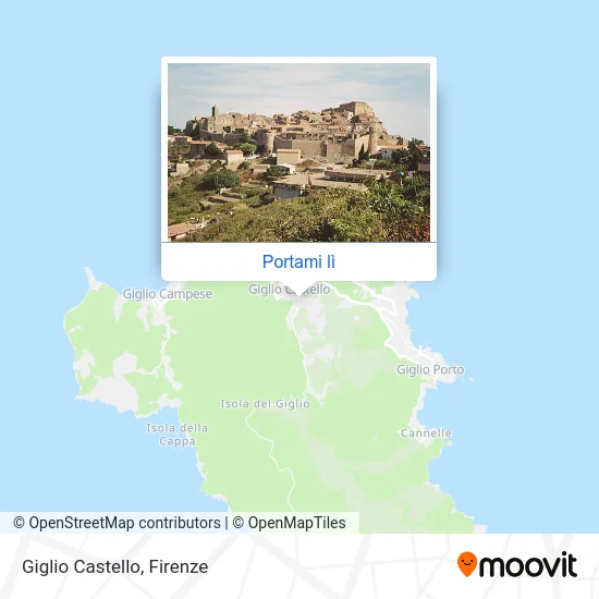 Mappa Giglio Castello