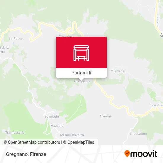 Mappa Gregnano