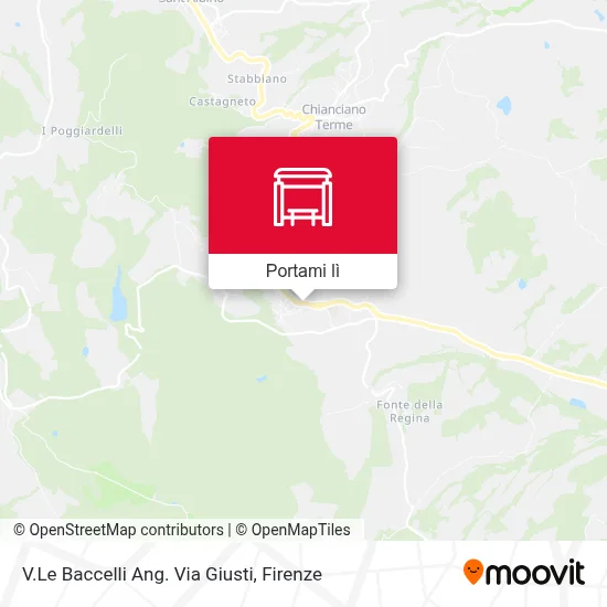 Mappa V.Le Baccelli Ang. Via Giusti
