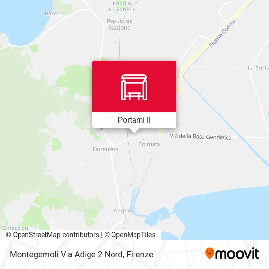 Mappa Montegemoli Via Adige 2 Nord