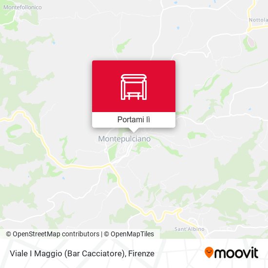 Mappa Viale I Maggio (Bar Cacciatore)