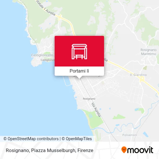 Mappa Rosignano, Piazza Musselburgh