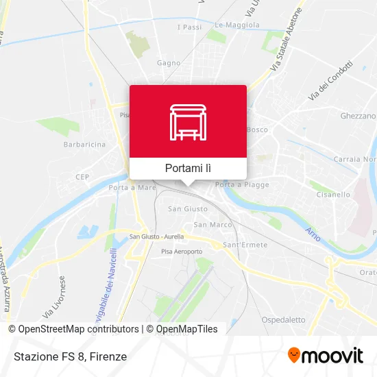 Mappa Stazione FS 8