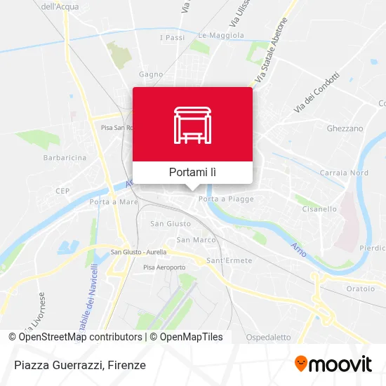 Mappa Piazza Guerrazzi