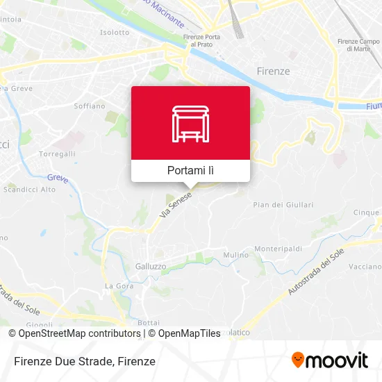 Mappa Firenze Due Strade