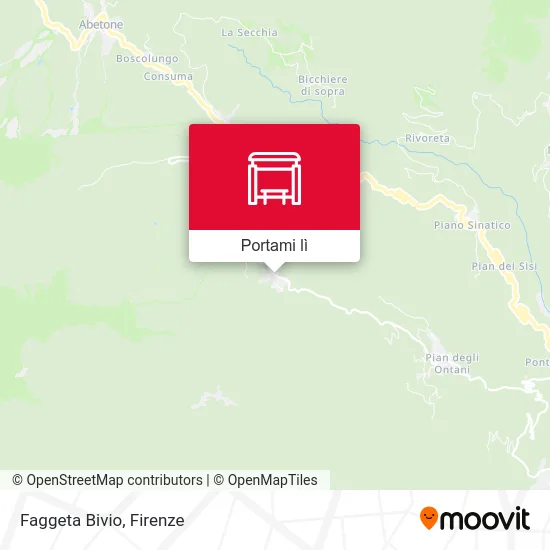 Mappa Faggeta Bivio