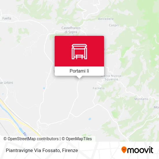 Mappa Piantravigne Via Fossato